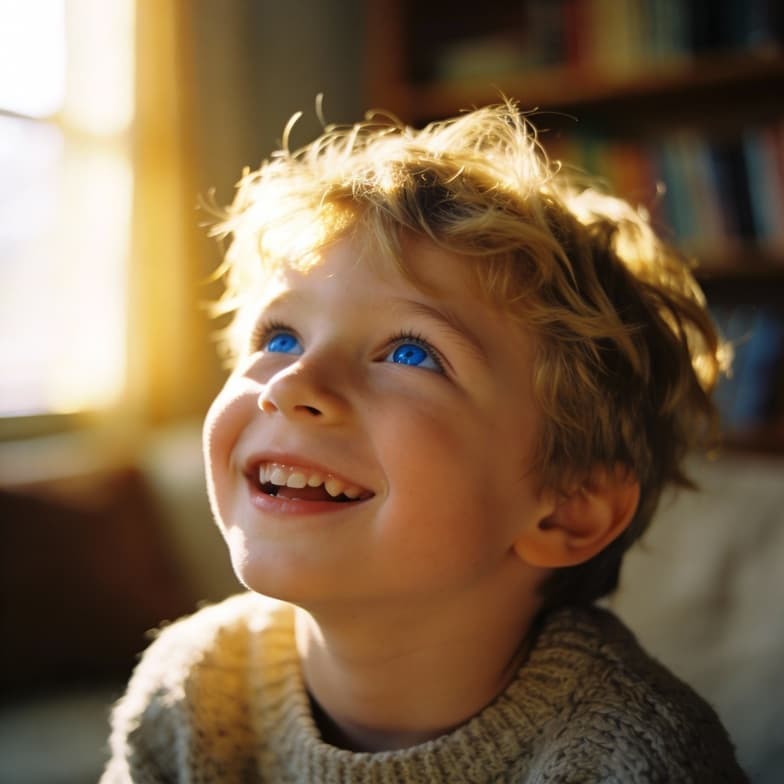 Real photo of the child